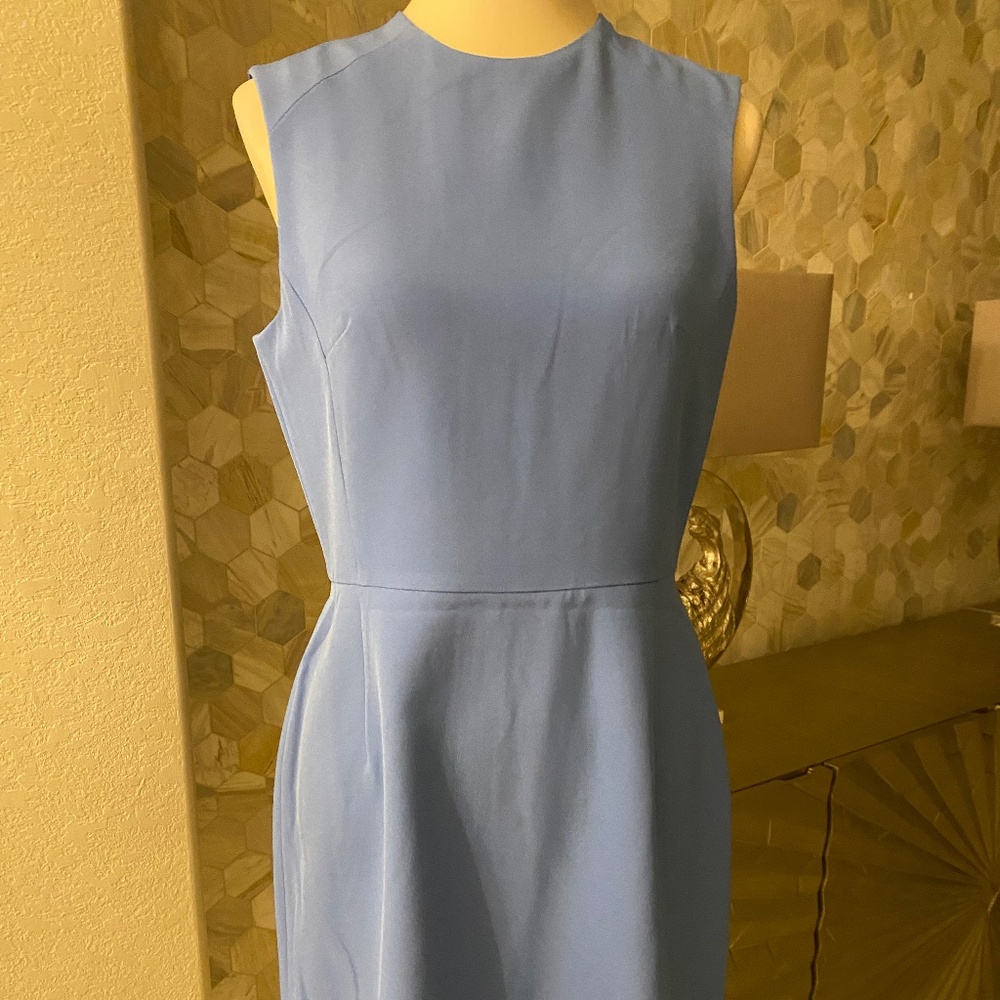 NWT - French Connection Light Blue Sleeveless Mini Dress